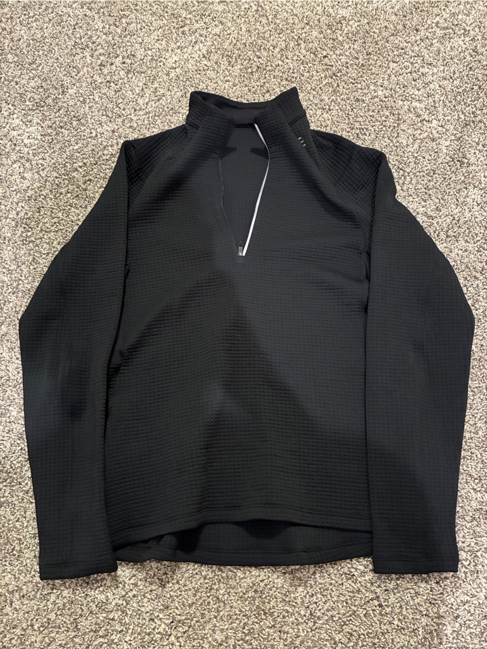 Lululemon Waffle Knit Half Zip - Small
